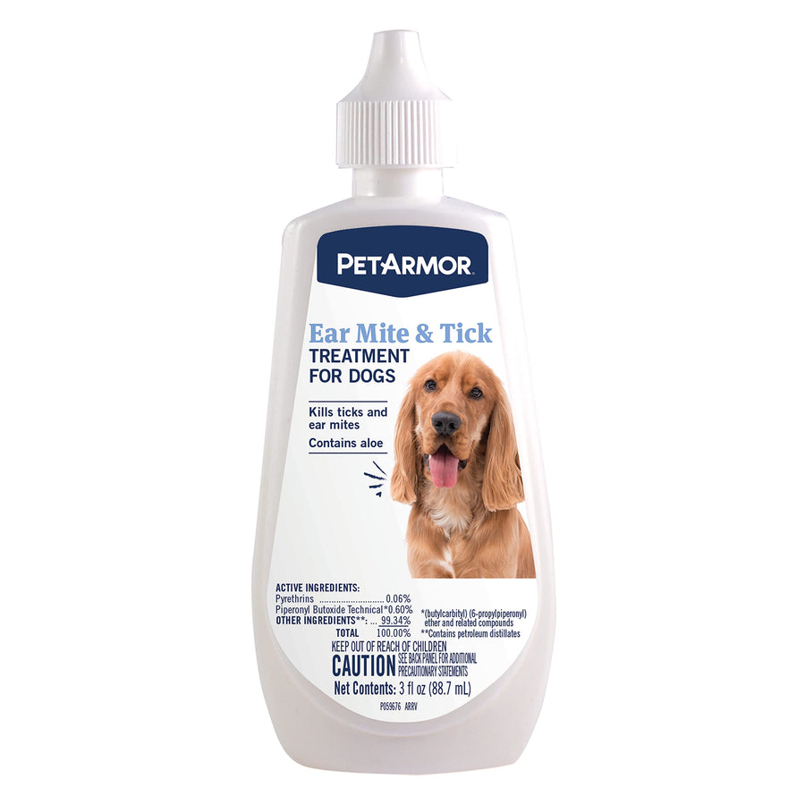 PetArmor Ear Mite Treatment for Dogs, 3 fl oz