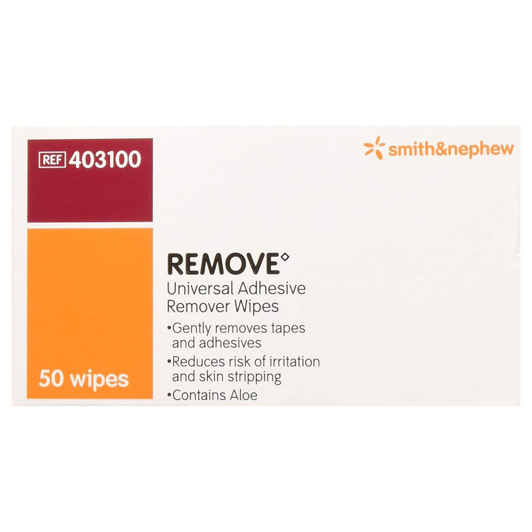 Smith & Nephew Remove Adhesive Remover Wipes, 50 Count