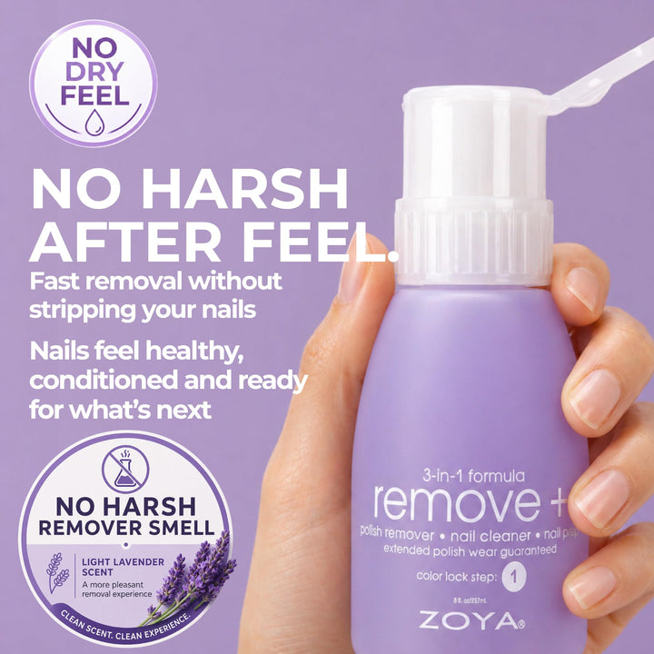 ZOYA Remove Plus Nail Polish Remover, 8 fl oz