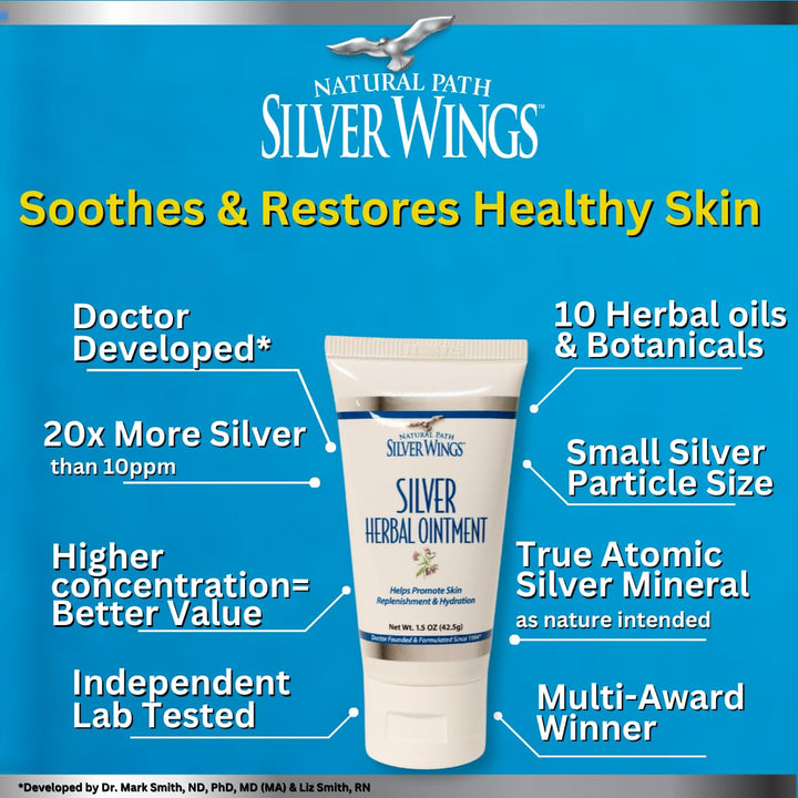 Natural Path Silver Wings Silver Herbal Ointment, 5 ml