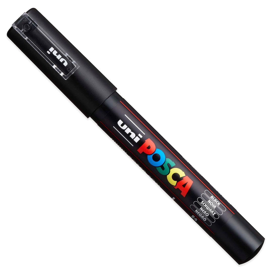 posca Paint Marker Pens Set, Black Ink, Pack of 3