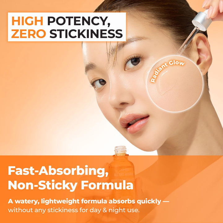 JUMISO All Day Vitamin Brightening and Balancing Facial Serum, 30 ml