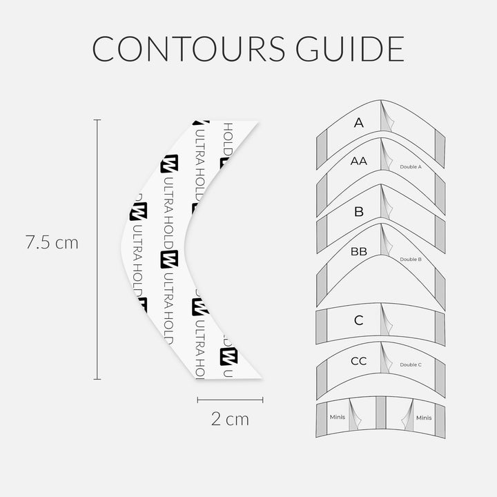 SYOSI Ultra Hold A Contour Adhesive Strips, 36 Count