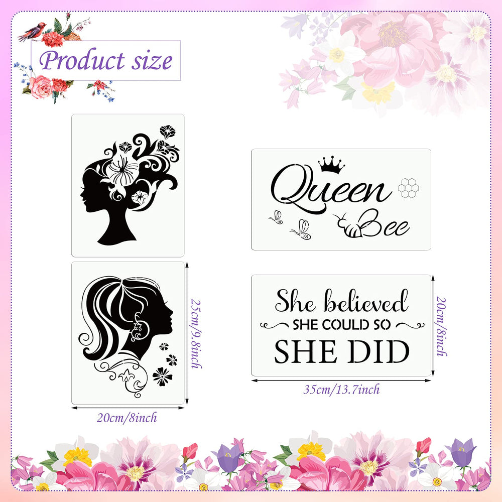 Censen Painting Stencil Set, 14 Count