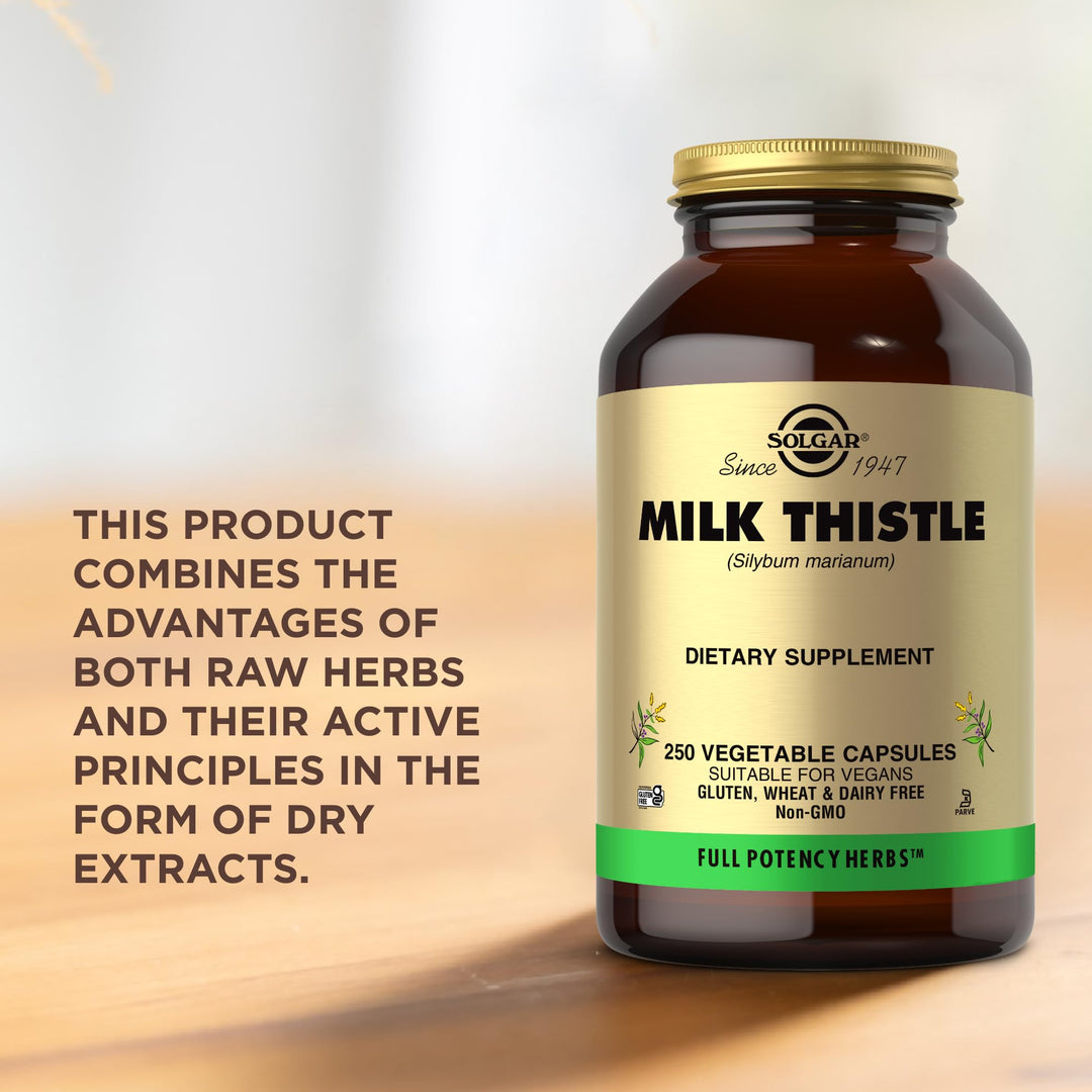 Solgar Milk Thistle, Full Potency, 250 Count