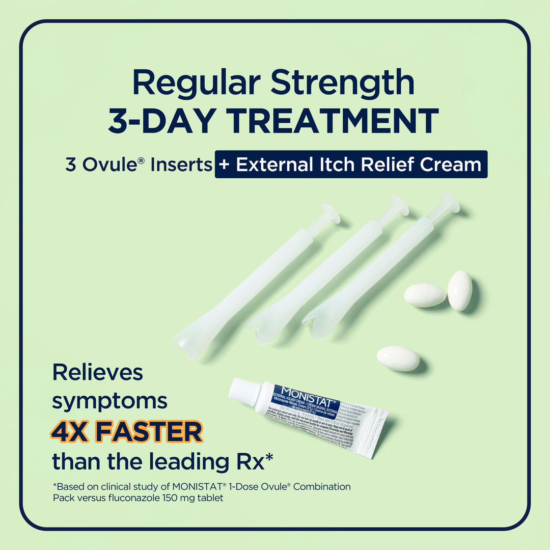 Monistat 3-Dose Yeast Infection Treatment, 3 Count