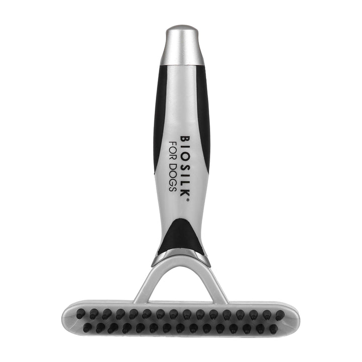 Biosilk Dog 2-in-1 De-Shedding Blade and Massage Brush