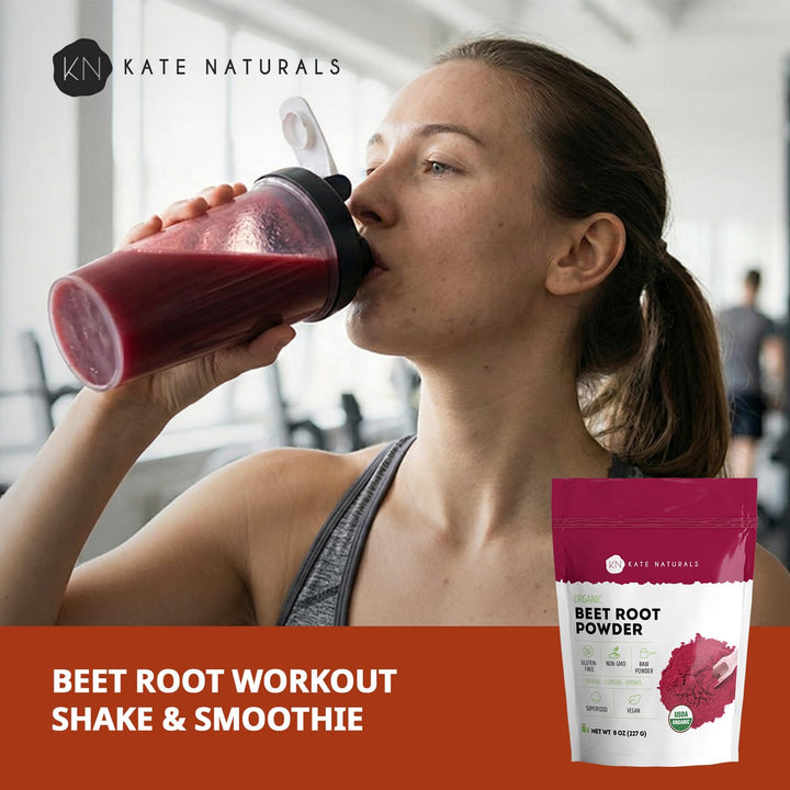 Kate Naturals Organic Beet Root Powder, 8 oz