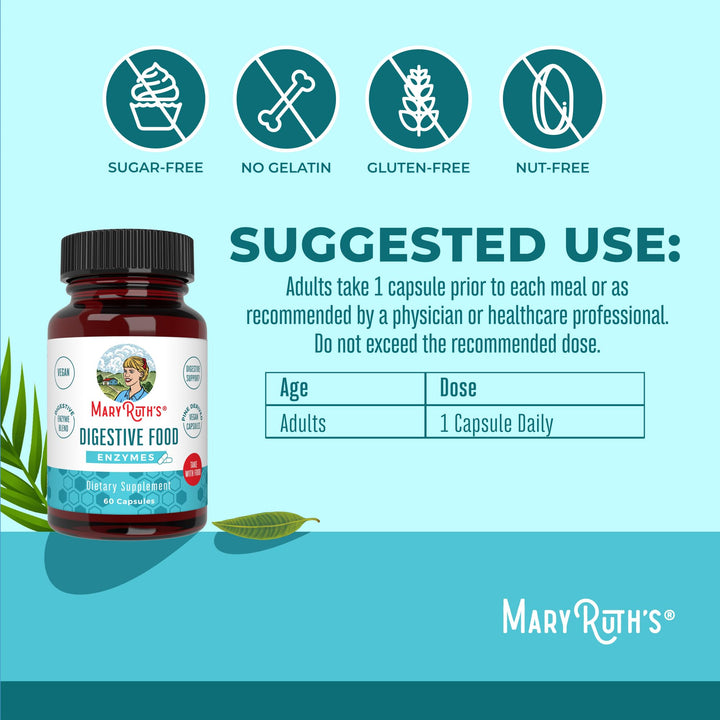 MaryRuth Organics Digestive Food Enzymes