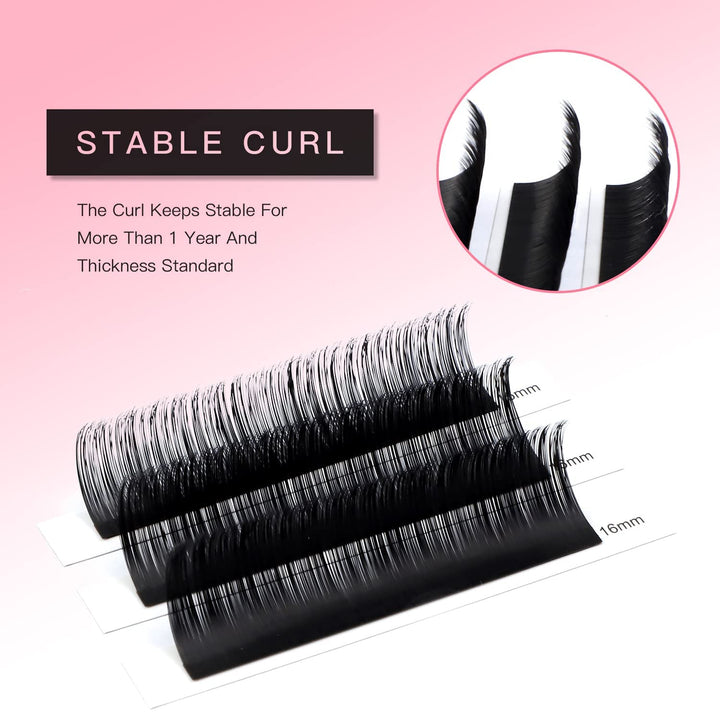 TDance Lash Extension, 0.03 C, 19 mm
