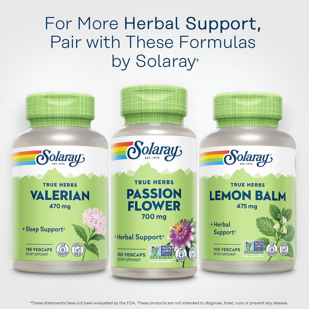 SOLARAY Passion Flower 350mg, 100 Count