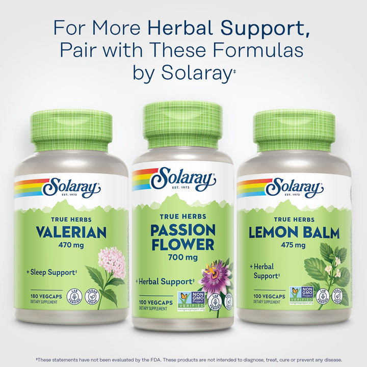 SOLARAY Passion Flower 350mg, 100 Count