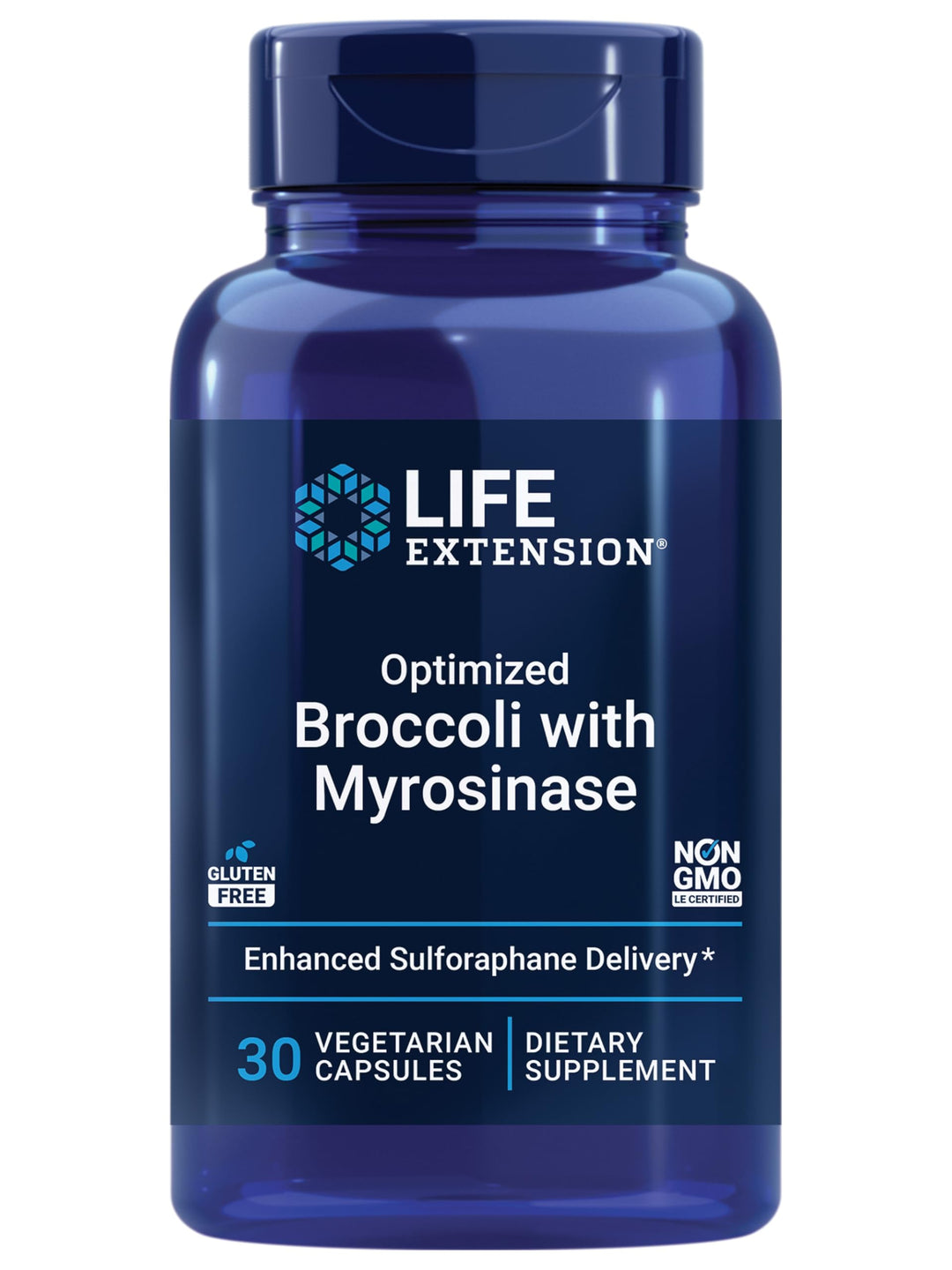 Life Extension Optimized Broccoli & Cruciferous Blend, 30 Count