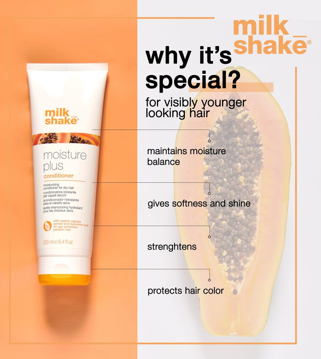 milk_shake Moisture Plus Conditioner, 8.4 fl oz