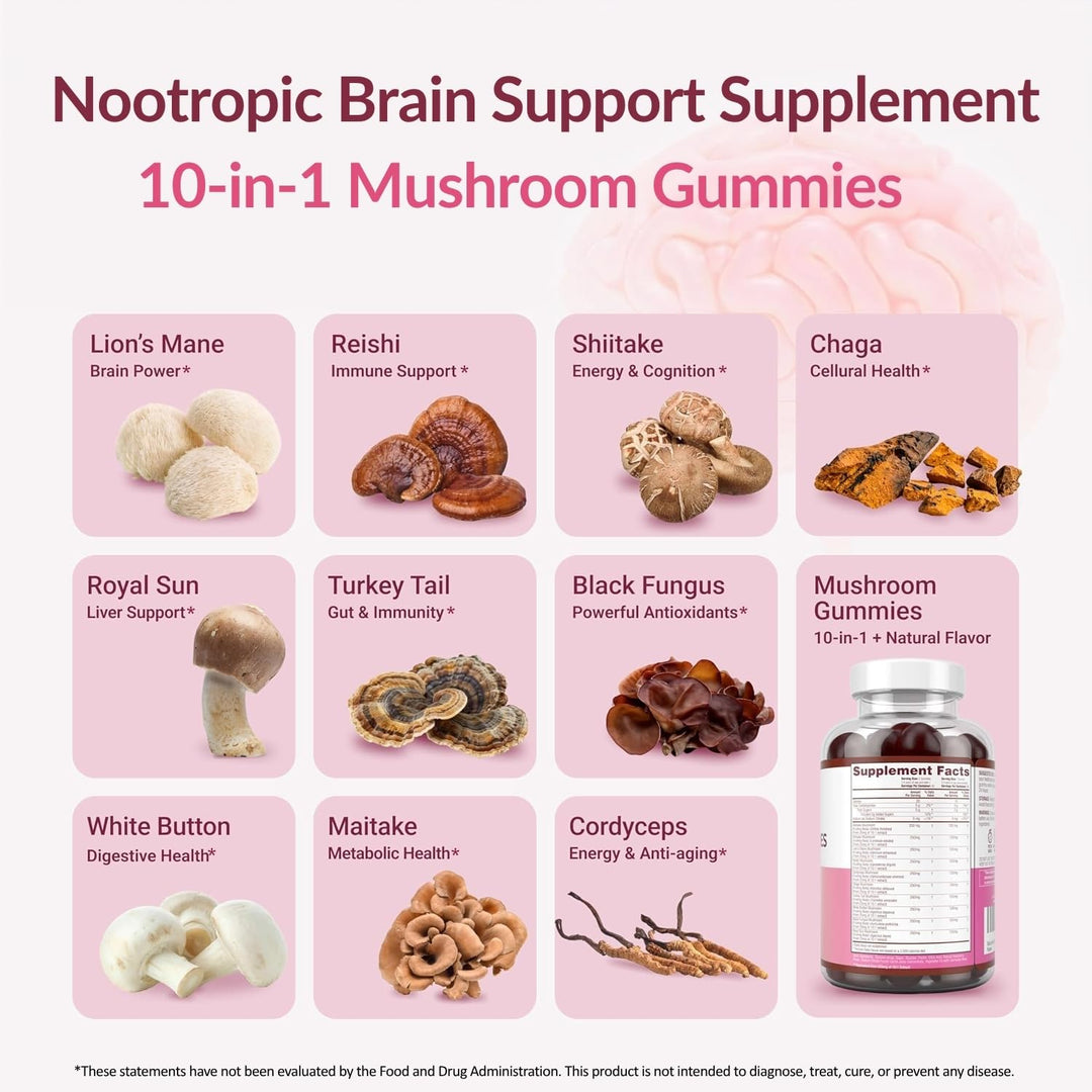 Purify Life Mushroom Complex Gummies, 90 Count