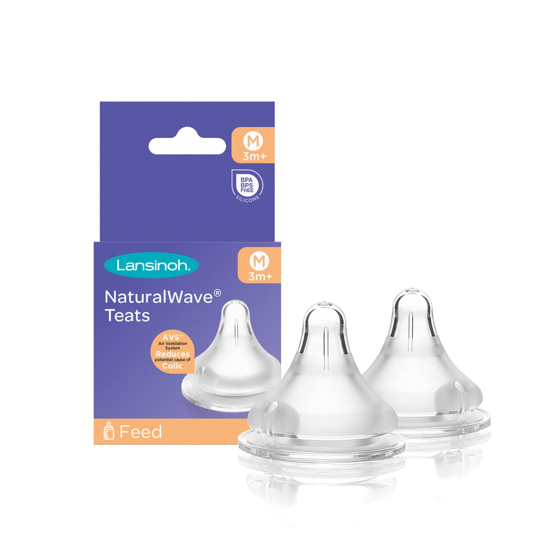 Lansinoh Medium Flow Teats, 2 Count