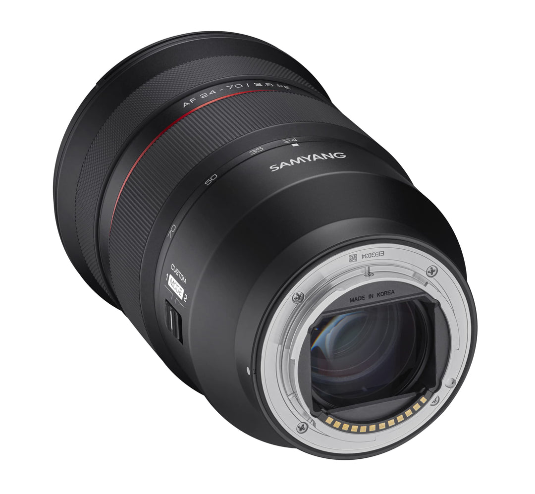 SAMYANG AF 24-70mm f/2.8 Auto Focus Full Frame Zoom Lens for Sony E, Black, One Size