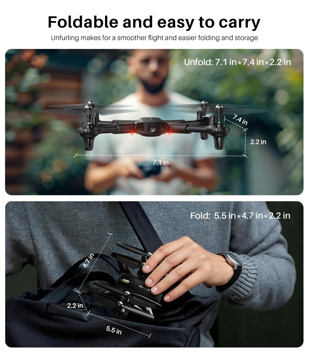 SYMA Drone With Camera, 1080p HD FPV, 2 Batteries