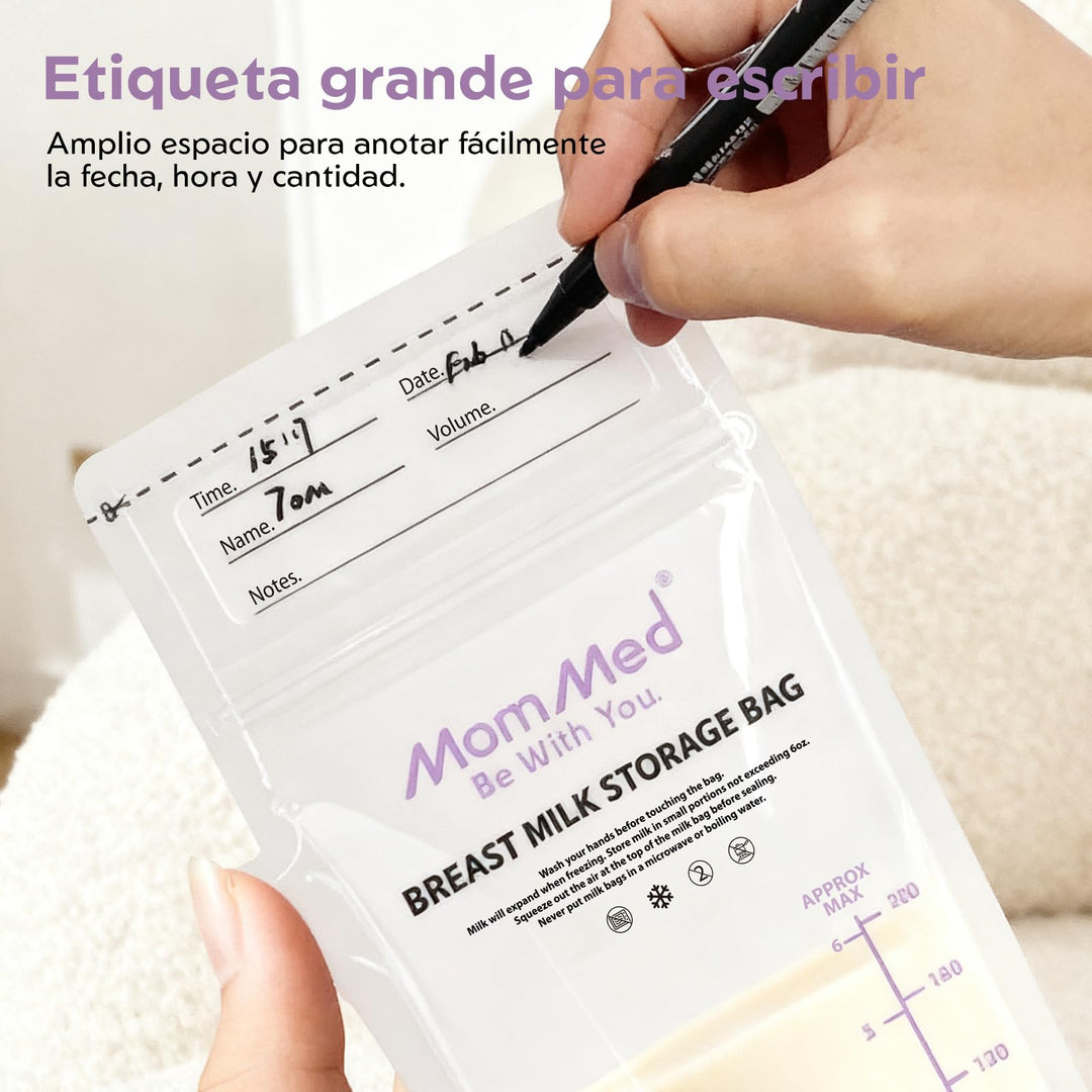 MomMed Breast Milk Storage Bags, 60 Count