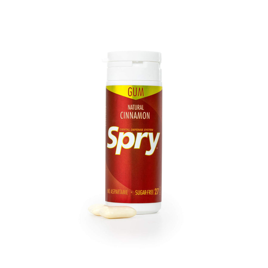 Xlear Spry Chewing Gum, Cinnamon, 30 Count