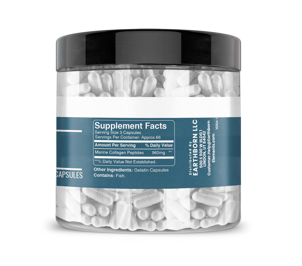 Earthborn Elements Collagen Peptides, 200 Count