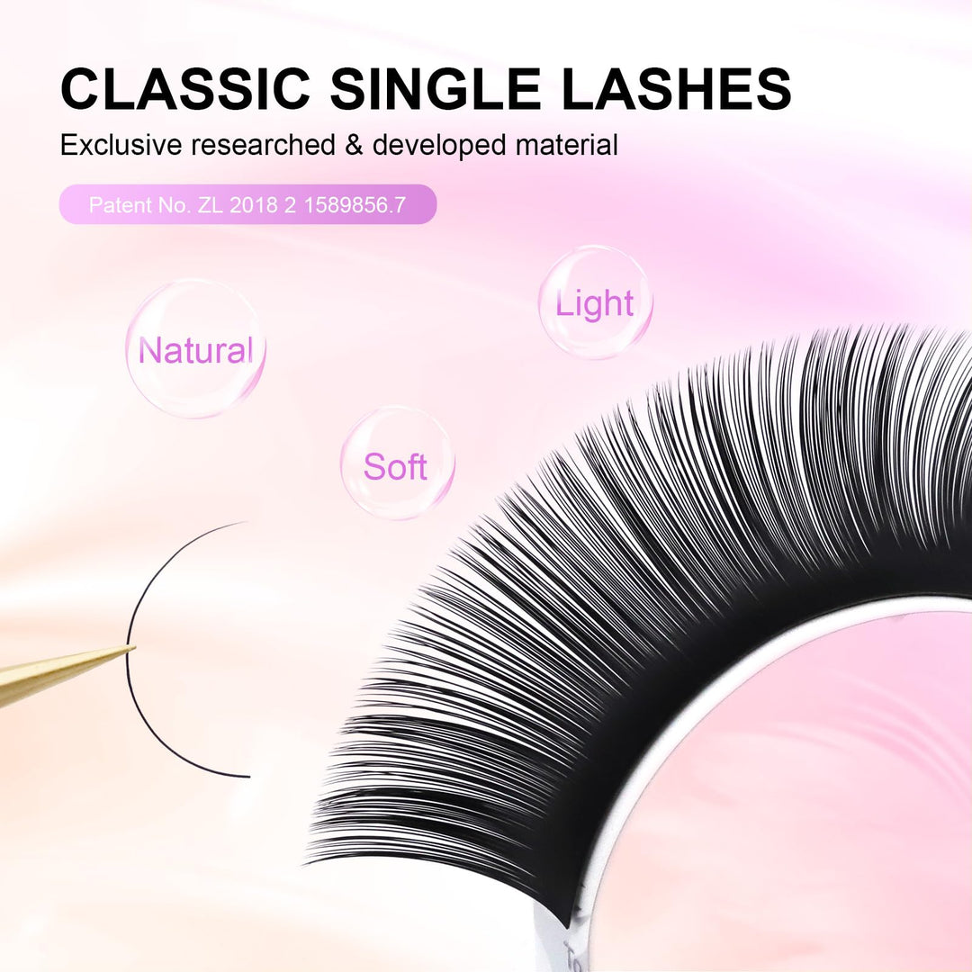 NAGARAKU Eyelash Extensions, 0.05mm J Curl, 7-15mm Mix Tray