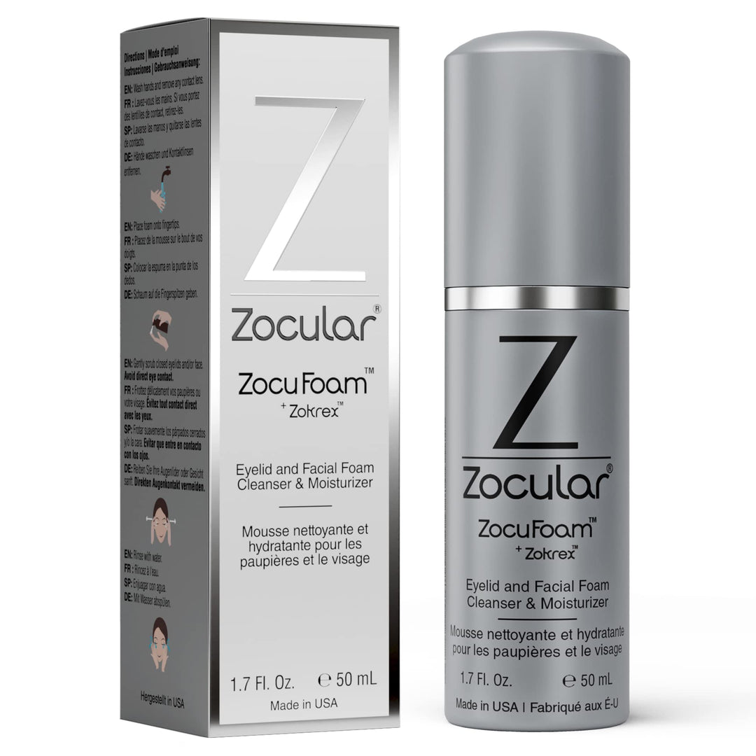 Zocular ZocuFoam Foaming Eyelid Cleansing Foam, 50 ml