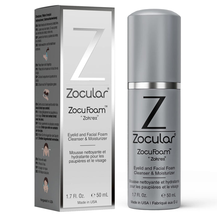 Zocular ZocuFoam Foaming Eyelid Cleansing Foam, 50 ml