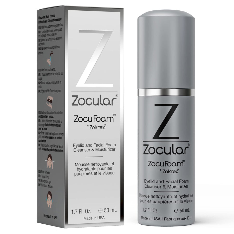 Zocular ZocuFoam Foaming Eyelid Cleansing Foam, 50 ml