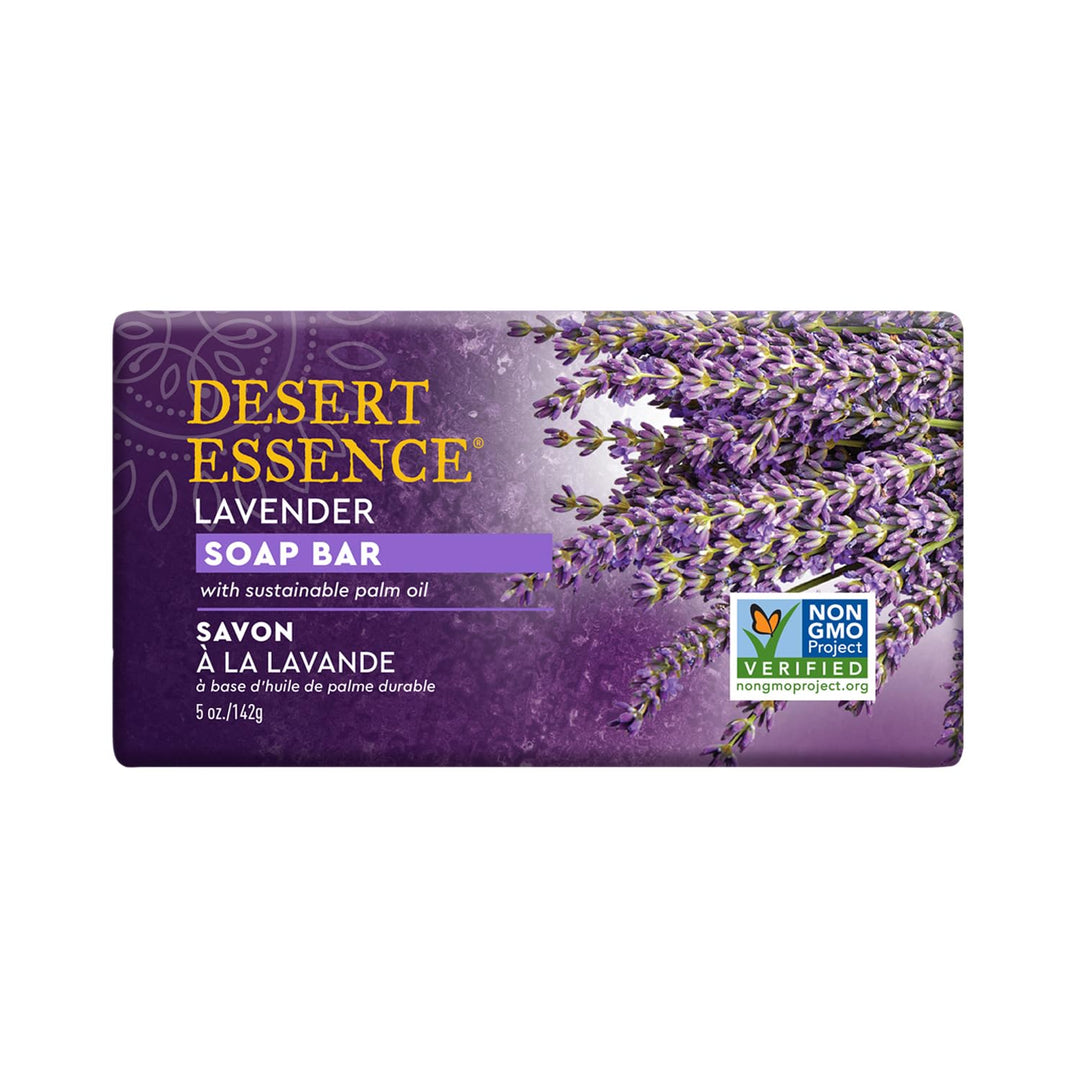 Desert Essence Lavender Soap Bar, Lavender, 5 oz