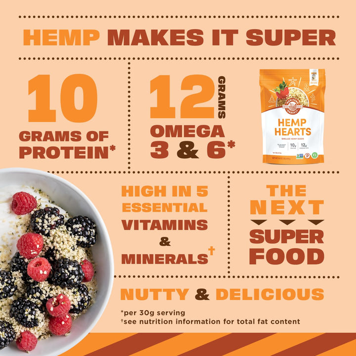 Manitoba Harvest Hemp Hearts Raw Shelled Seeds