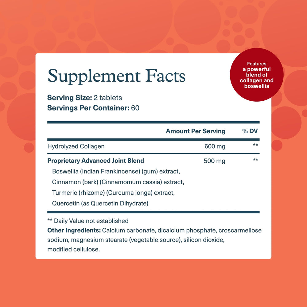 Youtheory Joint Collagen Advanced Tablets, 120 Count