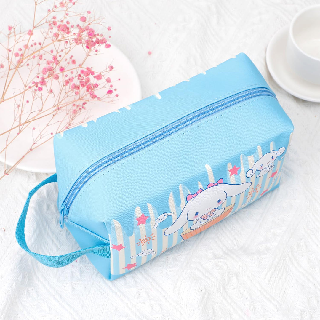 G-Ahora Cartoon Kitty Makeup Bag with Compact Mirror, MuBC CIN
