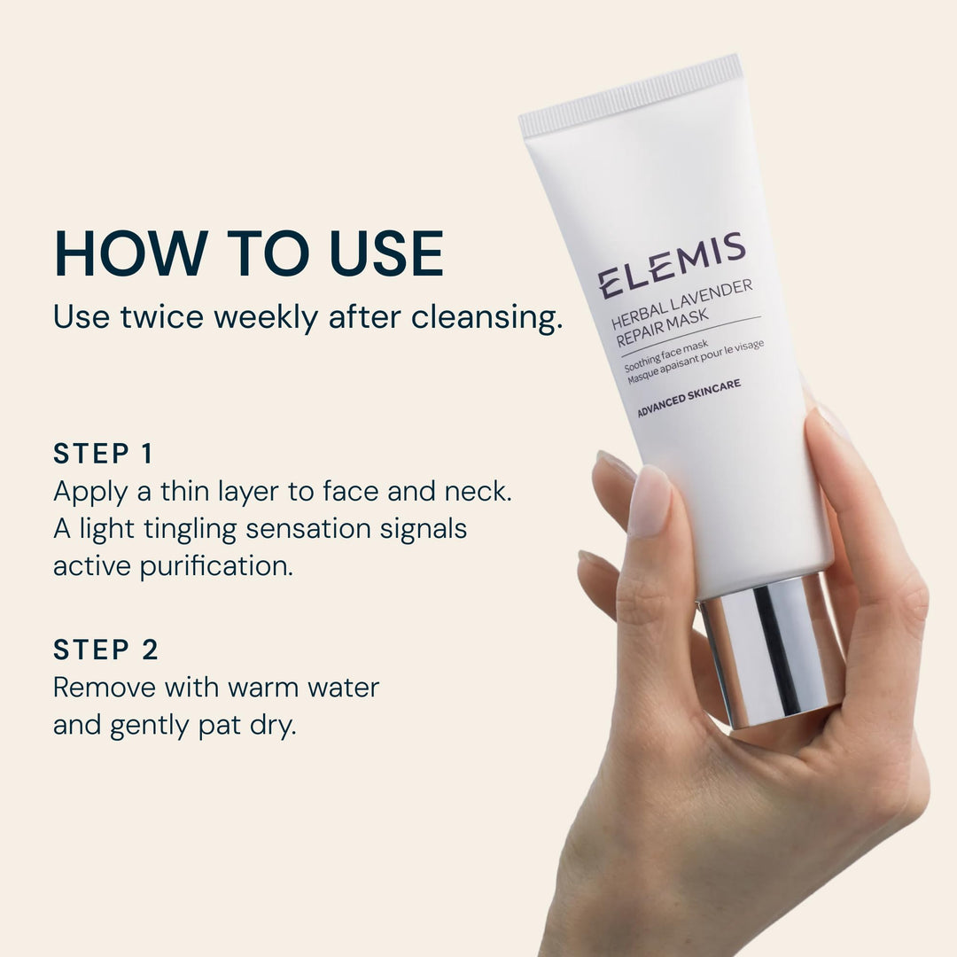 ELEMIS Herbal Lavender Repair Mask, 75 ml