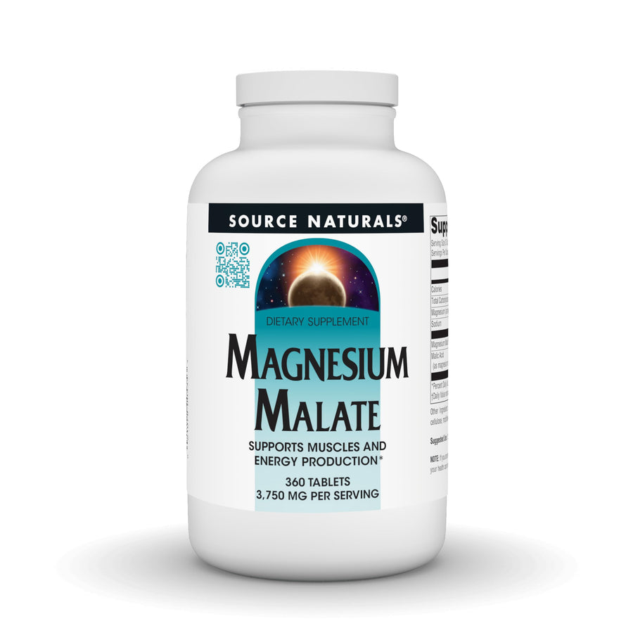 Source Naturals Magnesium Malate, 1250 mg, 360 Count