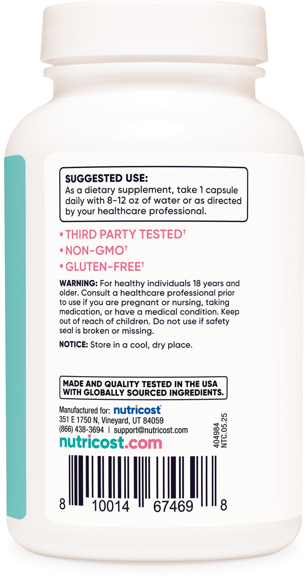Nutricost Black Cohosh 660 mg, 120 Count