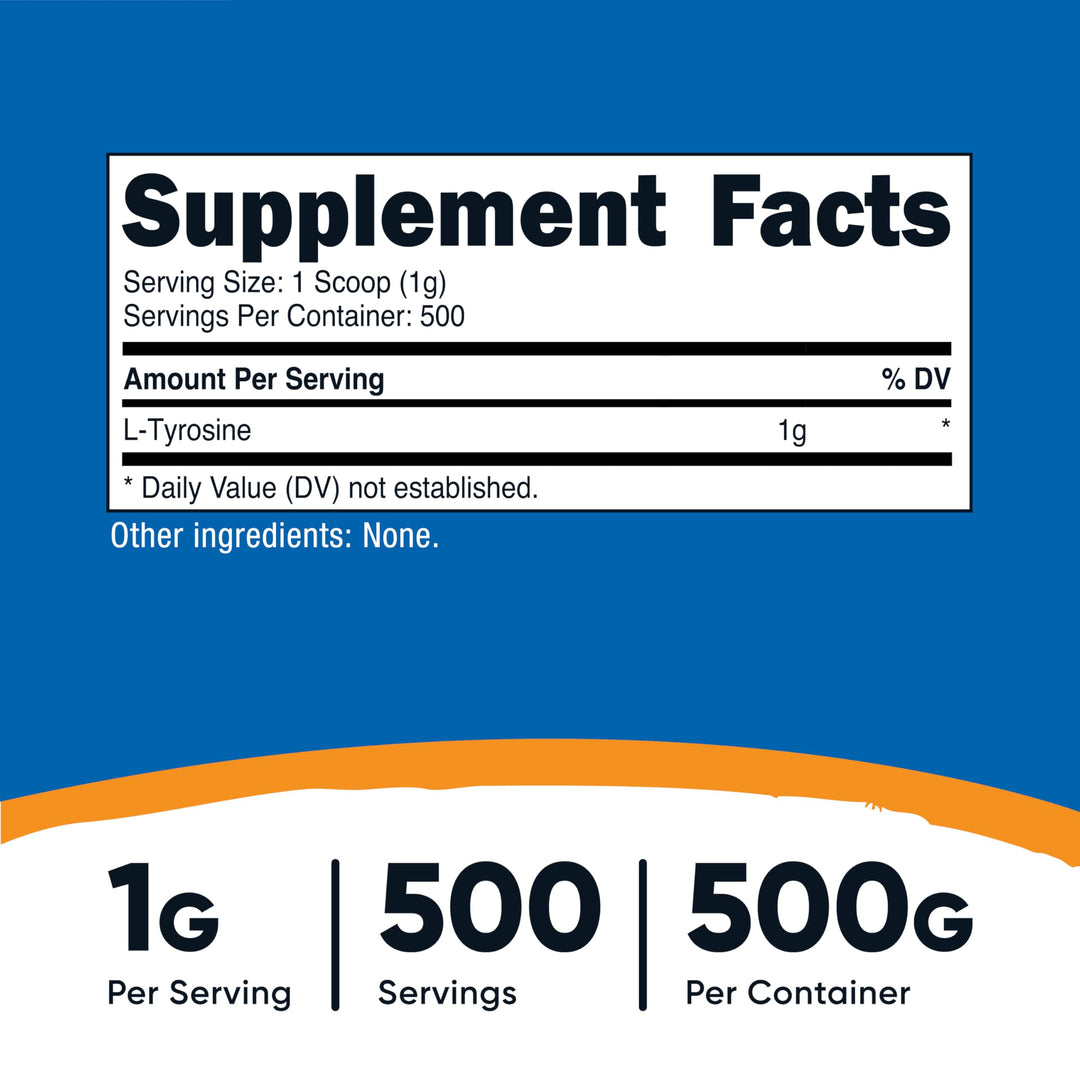 Nutricost L-Tyrosine Powder, 500 g