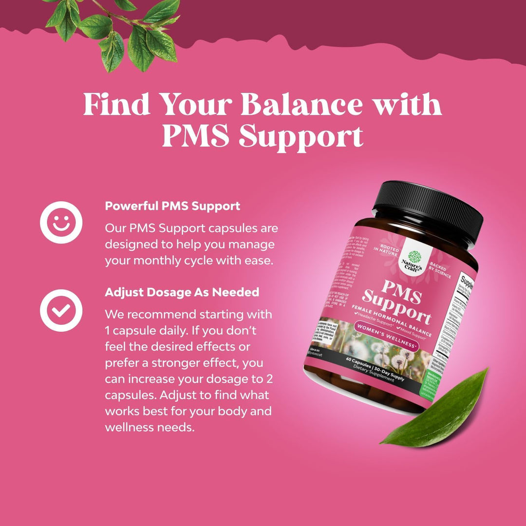 Natures Craft Herbal PMS Support Supplement