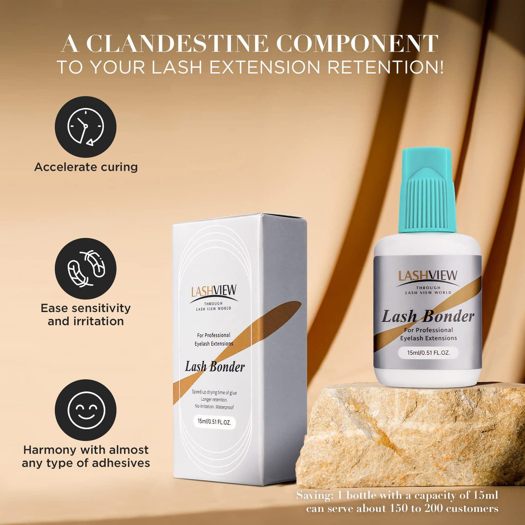 LASHVIEW Lash Bonder For Eyelash Extensions, 15 ml