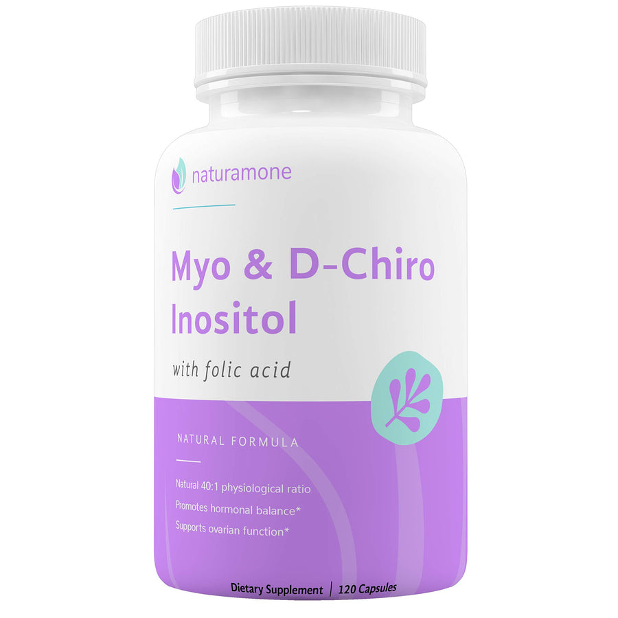 Naturamone Myo-Inositol & D-Chiro Inositol Blend Capsules, 120 Count