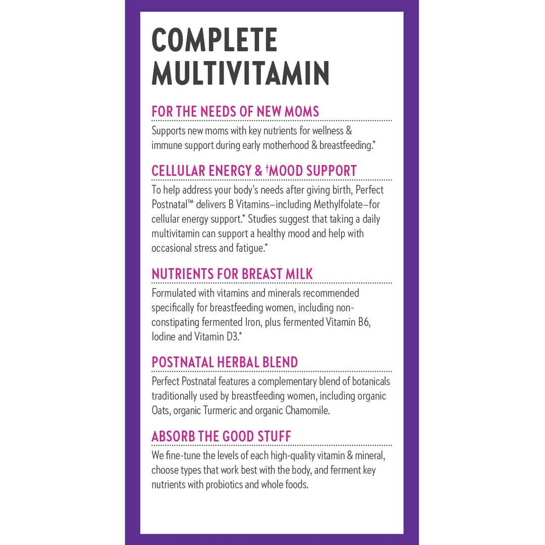 New Chapter Postnatal Vitamins Lactation Supplement, 96 Count