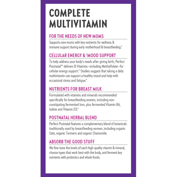 New Chapter Postnatal Vitamins Lactation Supplement, 96 Count