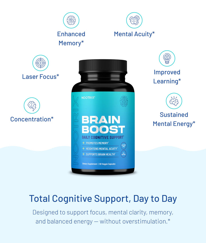 Nootrix Brain Boost Capsules, 60 Count