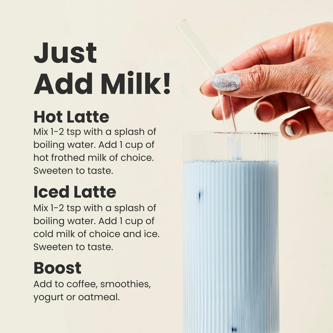 Blume Blue Lavender Superfood Latte, 25 Servings