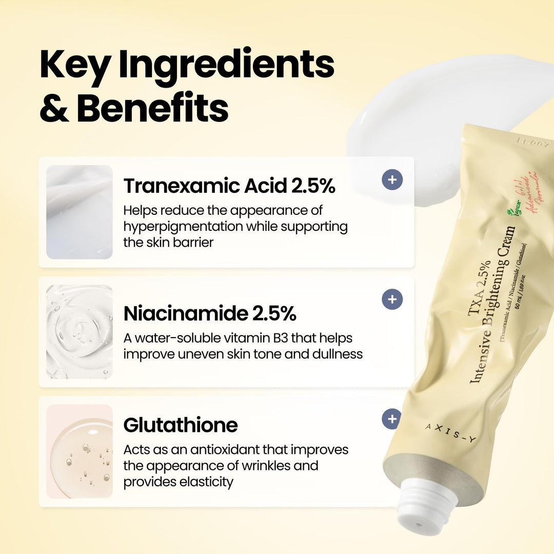 AXIS-Y TXA 2.5% Intensive Brightening Cream, 1.69 fl oz