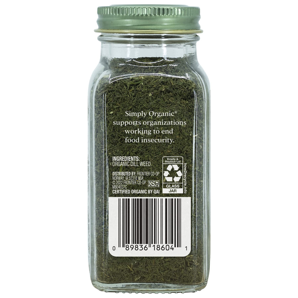 Simply Organic Dill Weed, Cut & Sifted, 23 g