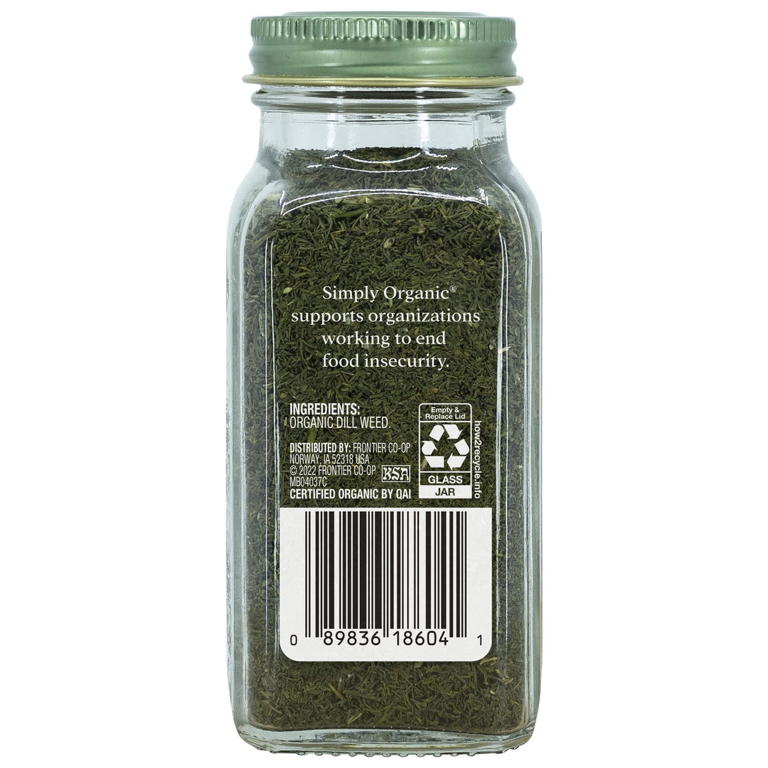 Simply Organic Dill Weed, Cut & Sifted, 23 g