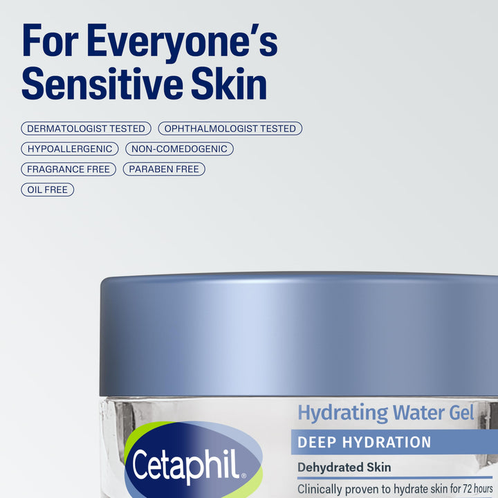 Cetaphil Deep Hydration Water Gel, Fragrance-Free, 1.7 oz
