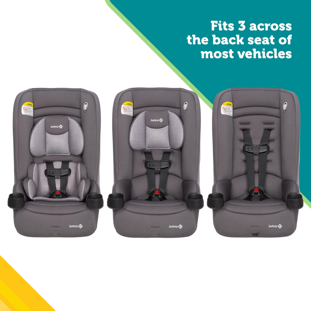Safety 1st Jive 2-in-1 Convertible Car Seat, Black Fox