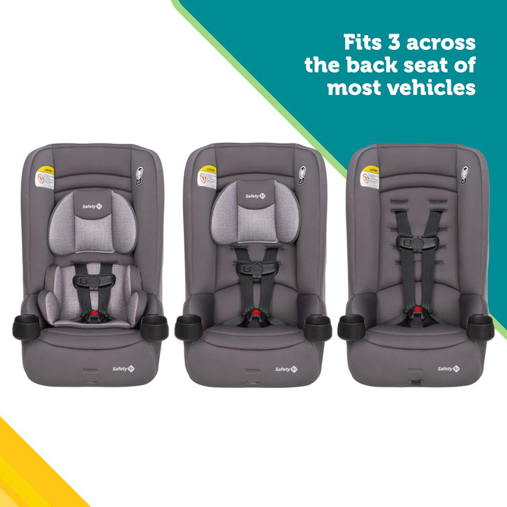 Safety 1st Jive 2-in-1 Convertible Car Seat, Black Fox